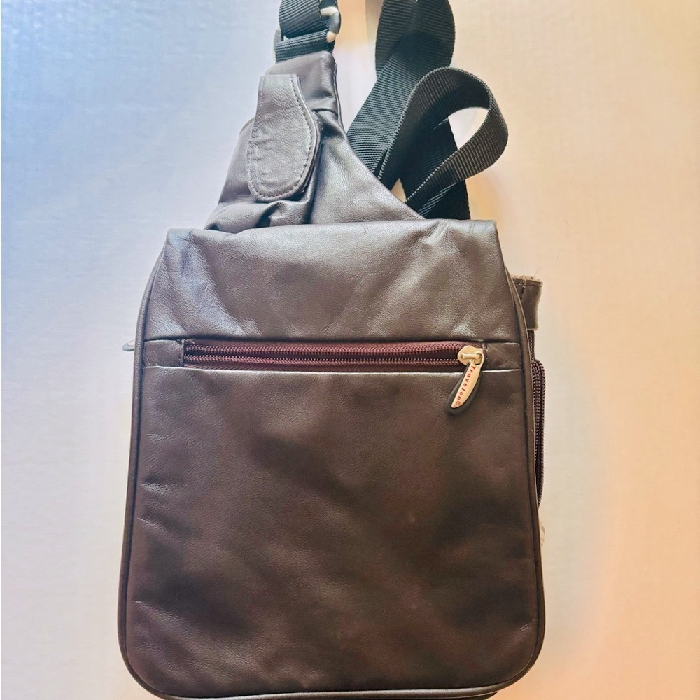 Travelon Brown Leather Men's Bag